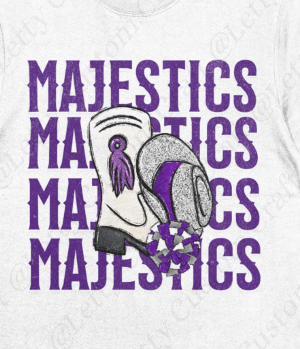 MAJESTICS with Boot and Hat
